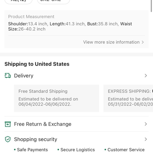 Burgundy fake button ruffle dress - Picture 6 of 6